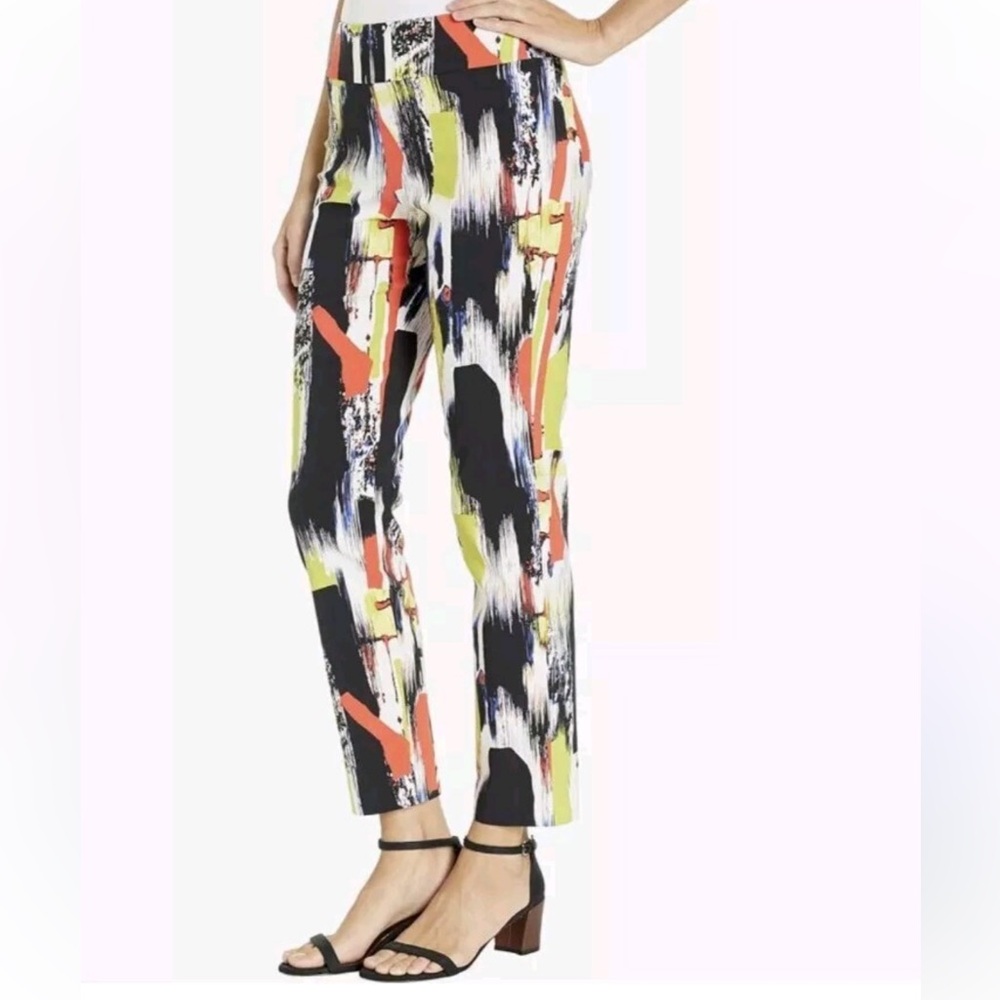 Black and White Cropped Ankle Pants Jumpsuit